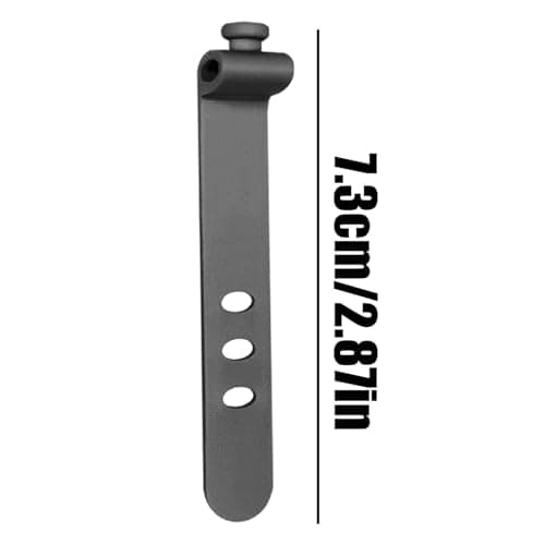 Reusable Silicone Cable Ties - Cable Straps - 20 Pack Three Hole Cord Organizer | for Headphone Charging Digital Cables | Free Holder for Home Office Travel, Silicone 2.87 Inches — view 6