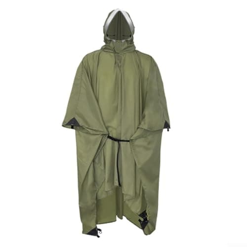 Packaway Rain Jacket with Storage Pouch for Travel(Antique Teal A)