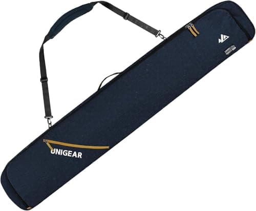 Unigear Padded Ski Snowboard Bag for Air Travel, Water-Resistant 165/175cm