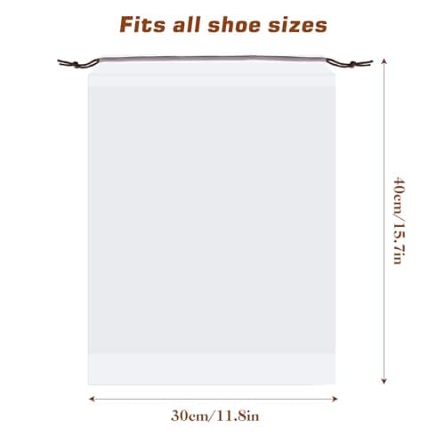LTMMC 12 PCS Shoe Bags Drawstring Bags,Shoe Storage Bags, Draw String Bags — view 3
