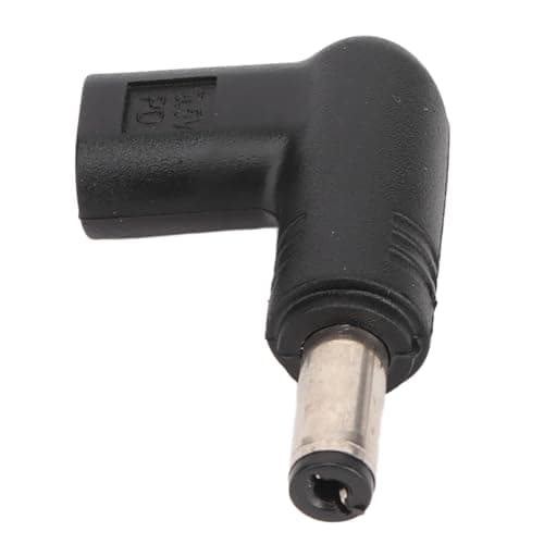 Purokise USB C to DC Adapter, 5.5x2.1mm 100W PD 90 Degree Angled Connector — view 6