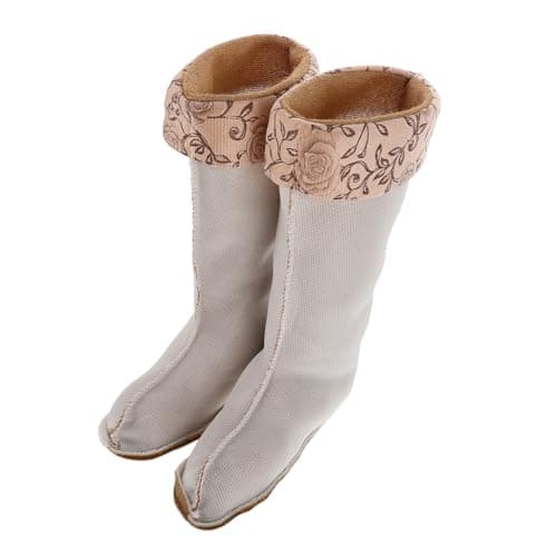 Healeved 2pcs Womens Thermal Fleece Boot Liners for Rain Boots, Thick Polyester Warm Socks with Snug Fit, Enhanced Outdoor Performance, for Travel and Hiking in Cold Weather