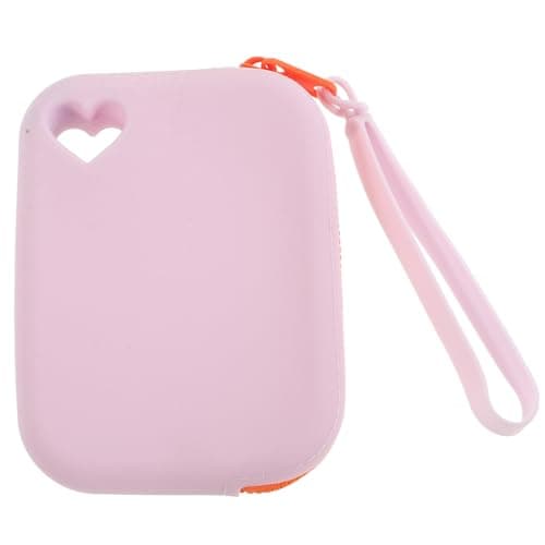 DOITOOL Silicone Earbud Carrying Case with Multifunctional Storage and Weatherproof Design, Small Lavender Silicone Earphone Holder for Travel and Occasions