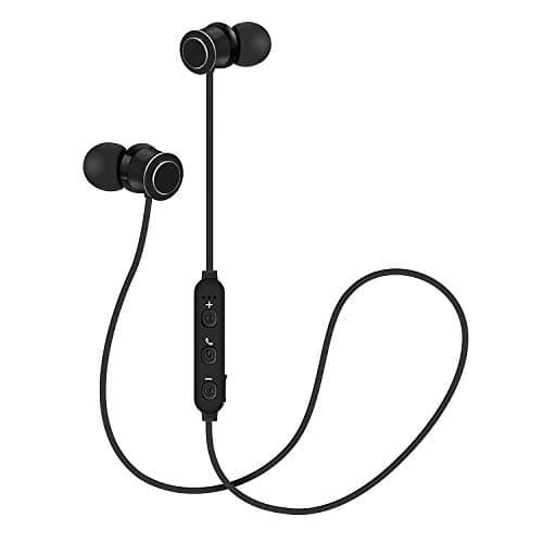 groov e Metal Buds - Wireless Earphones with Remote & Mic - Bluetooth Connectivity - Neckband Headphones with Ergonomic Design - USB Charging - 4hrs Audio Playback - Black — view 4