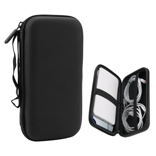 Power Bank Case Shockproof Carrying Case Travel Cable Organiser Hard Drive Case Travel Bags Organiser EVA Tech Pouch Multifunctional Cable Bag for Electronics Travelling Essentials Accessories