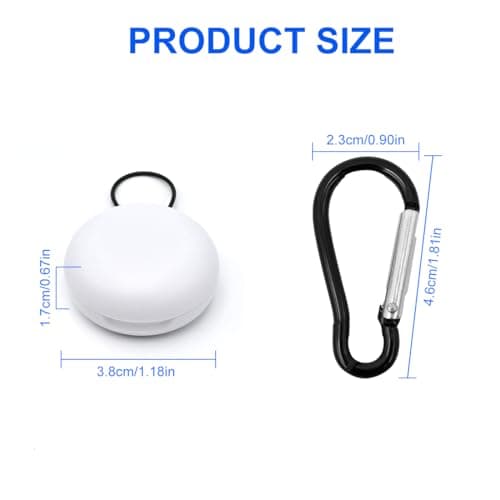 LICQIC Earplug Case, Earbud Storage, 1 Pcs White — view 2