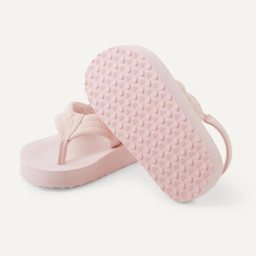 Amazon Essentials Unisex Kids Flip Flop with Back Strap, Pale Pink, 6 UK Child — view 6