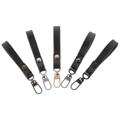 Zipper Pull Tab Replacement Coffee Alloy 5pcs for Jackets Suitcases