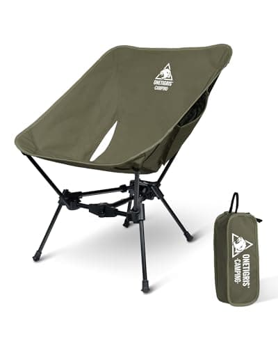 OneTigris Tigerblade Camping Chair, Lightweight Folding Backpacking Hiking, Compact Portable 330 lbs Capacity