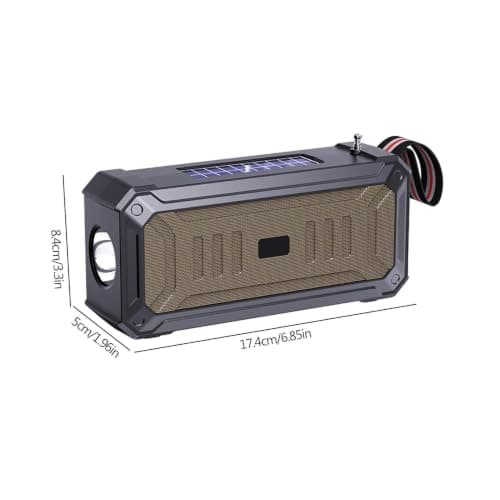 Nuhjytgf Solar Powered Portable Speaker High Fidelity Wireless Shockproof — view 4