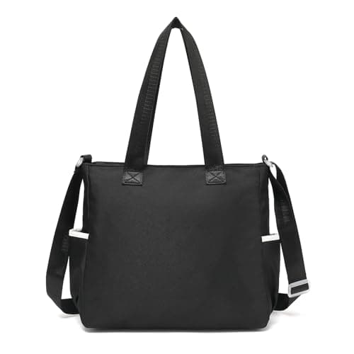 Phaoullzon - Kawaii Teenagers Crossbody Bag Nylon Crossbody Bag, Black (1), Large(could fit 14" laptop), Large (fits 14 inch laptop) — view 5
