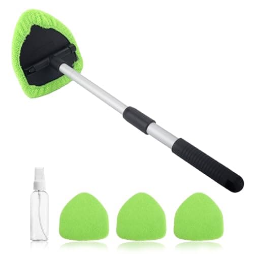 Car Window Cleaner Kit, Multifunctional Expandable Windshield Cleaning Tool