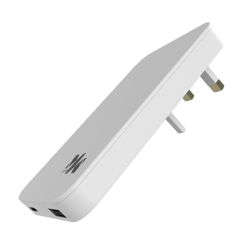 Aqan 30W Dual Port Fast Charger Plug, Ultra Slim USB C PD + USB A QC