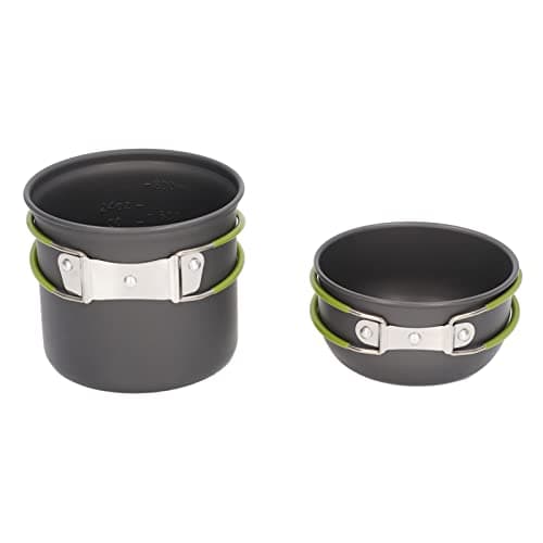 GYZOUKA Compact Camping Pot Set with Anti Scald Handle for Outdoor Use — view 5
