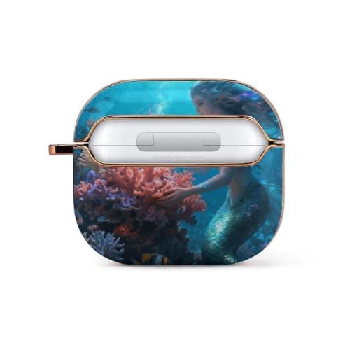 Hard Shell Protective Cover Compatible with AirPod 3 Case with Keychain — view 3