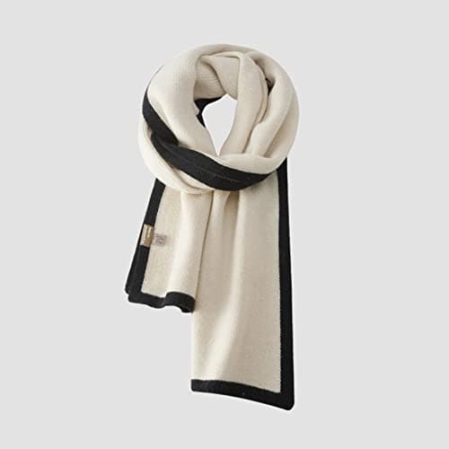 Flight Attendant Uniform Scarf, Fluffy Wool Navy Blue Professional, Corporate Shawl Wrap for Business Travel and Autumn Conferences, Career Accessory Gift — view 2
