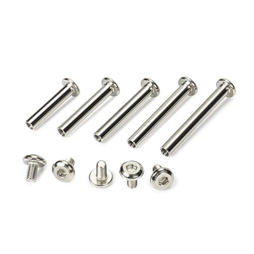 Limtula 10 Pcs/Set Luggage Belt Screws Stainless Steel Nails Rivets 30/35 / 40/45 / 50mm Inner Hexagon Easy to Use — view 6