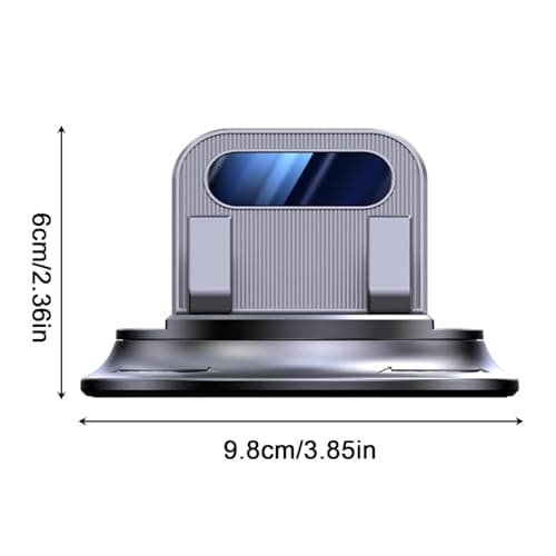 Phone Holder for Car Dashboard Adjustable Spring Clip with Rotation — view 5