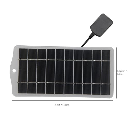 Solar Panel Charger for Phone | Portable Travel Solar Charger for Smartphones, Tablets, and USB Devices | Outdoor Mobile Solar Charger for Camping, Hiking, and Emergencies | Ideal for -the- — view 2