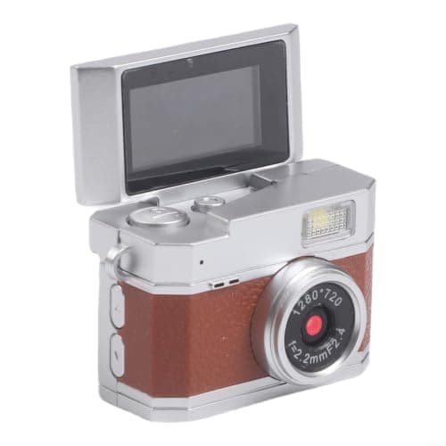 for mini Digital Camera 0.96" Screen Pocket Vlog Cam for mini(Brown) — view 6