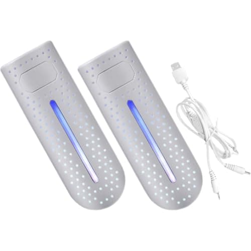 Vaguelly Portable Boot Dryer Shoe Drying Machine ABS White for Travel