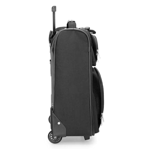 Traveler'S Choice Travel Select Amsterdam Expandable Rolling Upright Luggage, Black, Garment Bag, Amsterdam Expandable Rolling Upright Luggage — view 3