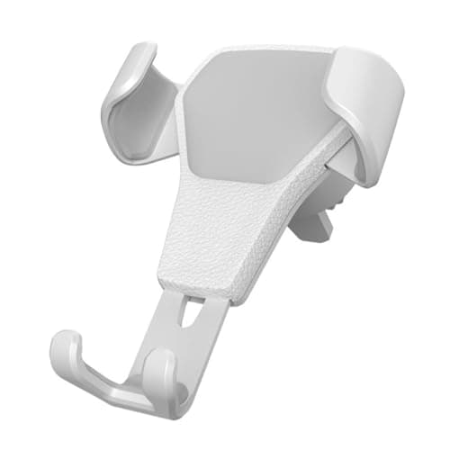 TUOWEIFC Car Phone Holder for Fiat 500 500c 500e 500L 500X, Car Phone Holder Phone Holder for Cars Vent Stable Hook Clip Air Vent One Button Release,White