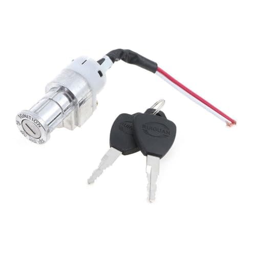 Bbajszx Anti Theft Cylinder Battery Pack 10mm Diameter 16mm Length for Electric Bike Motorcycle Scooter Anti Theft Ignition Cylinder with