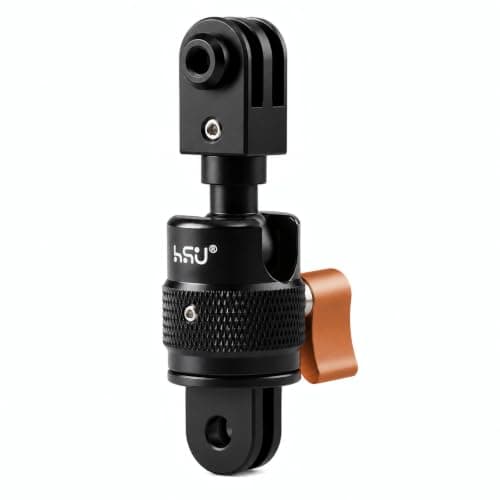 HSU 360 Degree Adjustable Adapter Ball Head GoPro Mount for Action Cameras