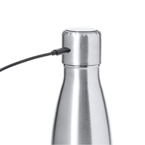 Personalised 500ml Smart Temperature Display Thermal Bottle - Double Wall Stainless Steel Vacuum Insulated Water Bottle with Rechargeable Touch Screen Lid — view 6