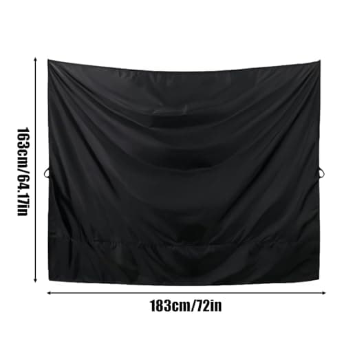 Walopola Car Camping Shower Drape | Truck Privacy Drapes with 4 Magnetic Hooks,Automotive Accessories Waterproof Cover for Outside Van RV Beach Travel Family Trip SUV — view 6