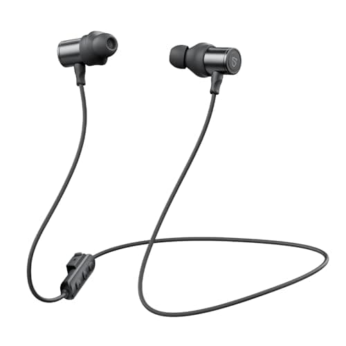 SoundPEATS Q40 HD Neckband Bluetooth Headphones with LDAC, 20 Hours & IP67