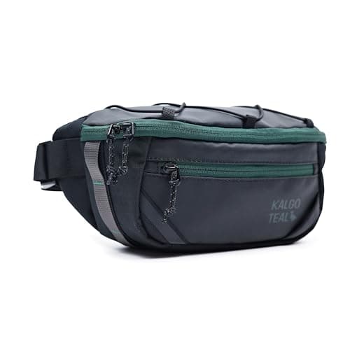 KalgoTeal Travel Bum Bag 3L, Crossbody Adjustable Strap, Padded Back, Water Repellent