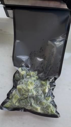 11" x 24" Vacuum Seal Bags Black and Clear, Heavy Duty 5 Mil, 5 Count — view 4