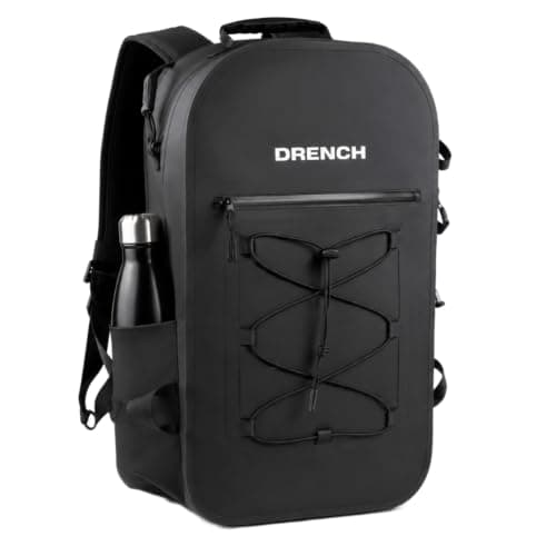 Drench 100% Waterproof Backpack 25L | Fully Submersible IPX8 Dry Bag Rucksack | Airtight Waterproof Zip | Floating Travel Backpack Fits 16 Inch Laptop | Gear Loop System for Fishing Kayaking Boating