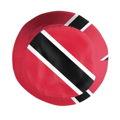 Stylish National Flags Bucket Hat Sun Protection Packable Fisherman Hat Summer Hat Unisex Outdoor Travel for Women Men, Trinidad and Tobago, One size — view 4