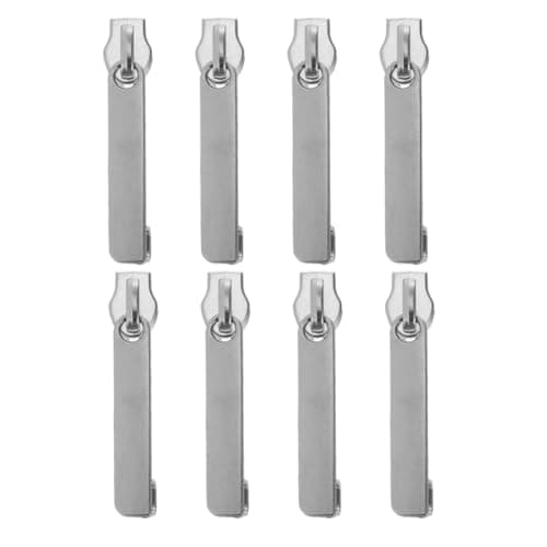 UPOUART Replacement Zipper pulls 8pcs Nylon Zipper Slider Accessories with Lock Hole for Leisure Vacations Suitcase and Tents Repair kit with Easy Installation