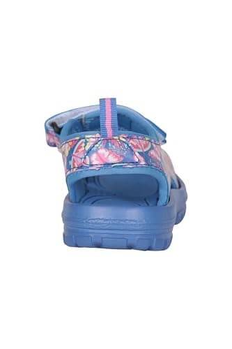 Mountain Warehouse Sand Kids Sandals - Comfortable Footwear, Cushioned Footbed, Touch Strap Fastening, Boys & Girls - Spring Summer, Beach, Walking & Outdoors Dark Blue 1 — view 3