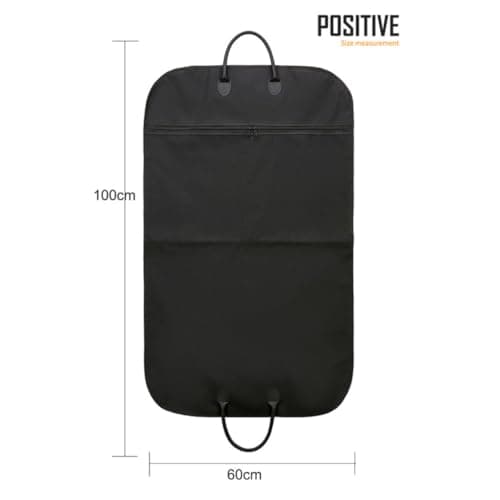 Black Suit Garment Bag Foldable Oxford Cloth Travel Business — view 2