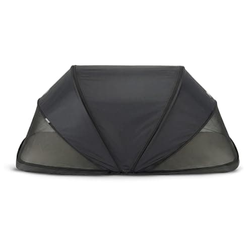 Deryan Cutey Toddler Travel Cot with Mattress, Pop-up Baby Tent, 0-2.5 Years, Foldable in 2 Seconds - Includes Mosquito Net & Travel Bag, for One Child, 120 x 63 x 50 cm, Black — view 6
