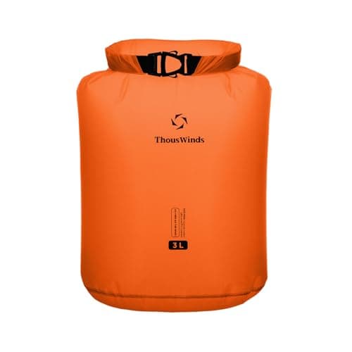 Thous Winds Dry Bag Small, 3L Compact Roll Top Waterproof Dry Sack for Outdoor Backpacking, Hiking, Camping, Swimming, and Kayaking