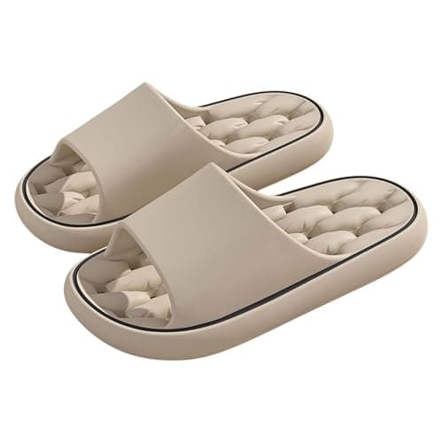 Bathroom Slippers For Women Men, Non Slip Shower Shoes Unisex — view 3