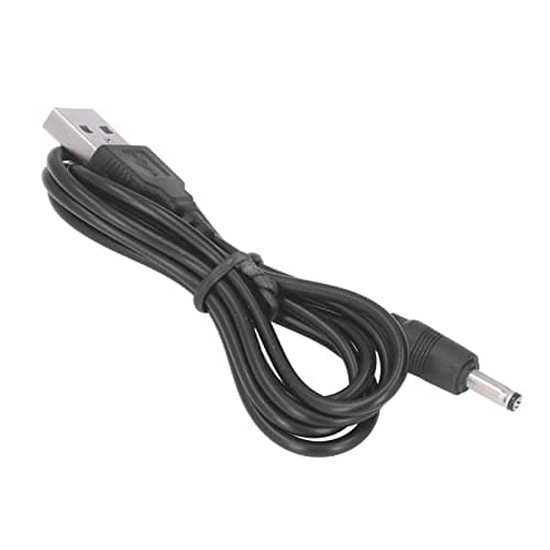SEAFRONT USB Power Cord, Double PVC USB to DC Charging Cable 3.5x1.35mm Jack 5V 2A 1M, 3 Pack for Fan Speaker Phone Router Small Electronics Home Office Travel Use — view 4