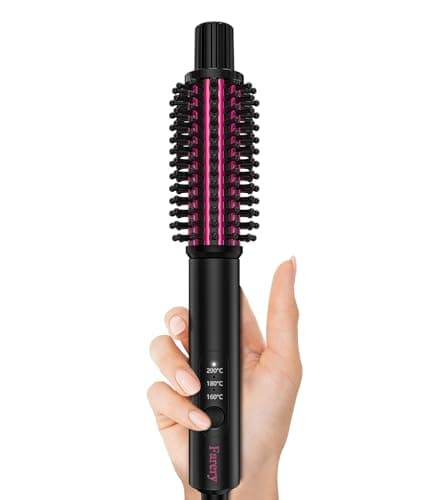 Farery Mini Thermal Brush 25mm, Touch-ups, 1 inch Heated Round Curling Iron