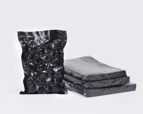 11" x 24" Vacuum Seal Bags Black and Clear, Heavy Duty 5 Mil, 5 Count
