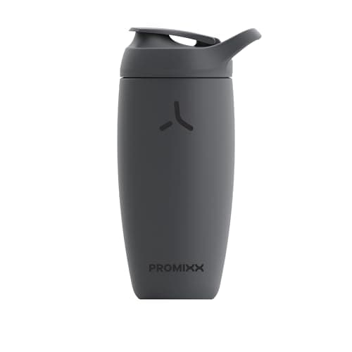 PROMIXX Pursuit Insulated Steel Shaker Bottle 550ml, Graphite Gray