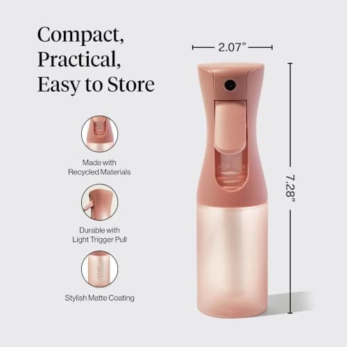 Kitsch Fine Mist Spray Bottle for Hair 150 ml - Terracotta — view 4