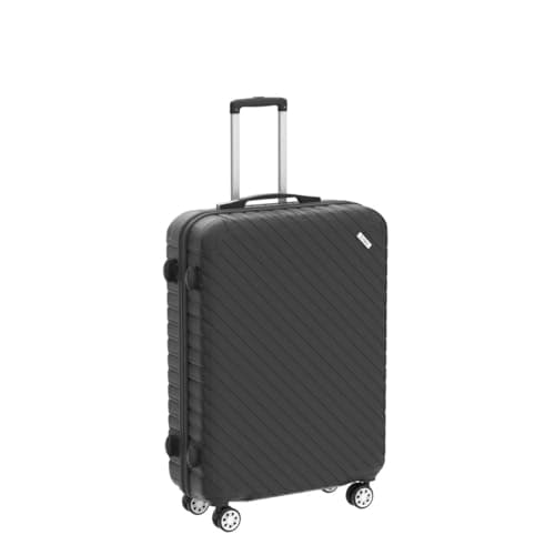 FLYMAX 24" Medium Suitcase 4 Wheel Lightweight Luggage Hard Shell ABS Travel Case Hold Check in Fits 15kg - 20kg Medium Size + 3 Digit Lock + Telescopic Handle 67 Litre Capacity — view 4