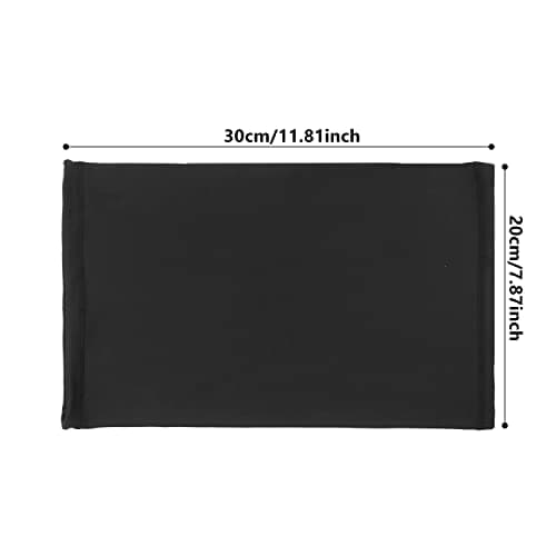Kids Neck Warmer, Winter Fleece Windproof Neck Gaiter for Boys & Girls Face Covering Mask Thermal Scarf Multifunctional Headwear for Skiing Running Cycling Outdoor Sports A7ETBNWB (black) — view 3