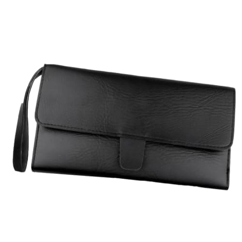Adoorniequea Leather Hair Cutting Tool Bag,Makeup Artist Waist Scissor Kit